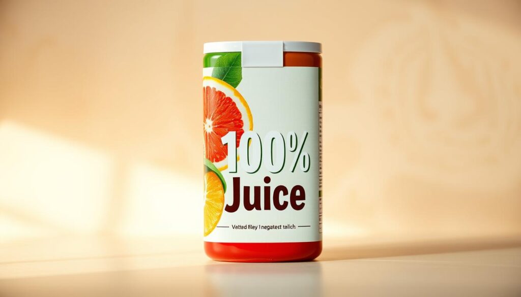 100% juice label 100% juice label