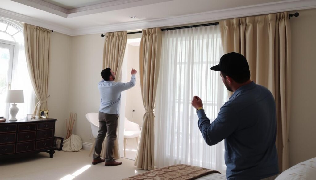 Curtain Installation