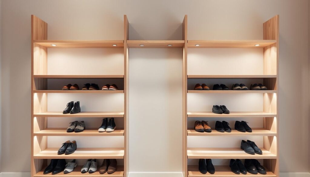 Custom Shelves for Shoe Storage Custom Shelves for Shoe Storage