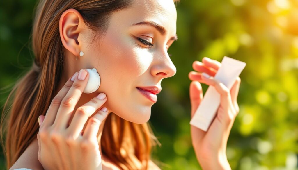 applying sunscreen correctly