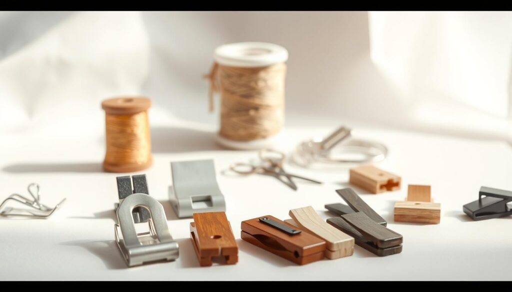 curtain clip materials