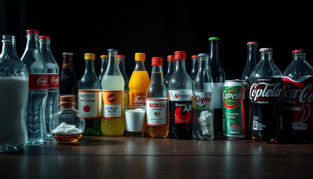 ingredients in soda ingredients in soda