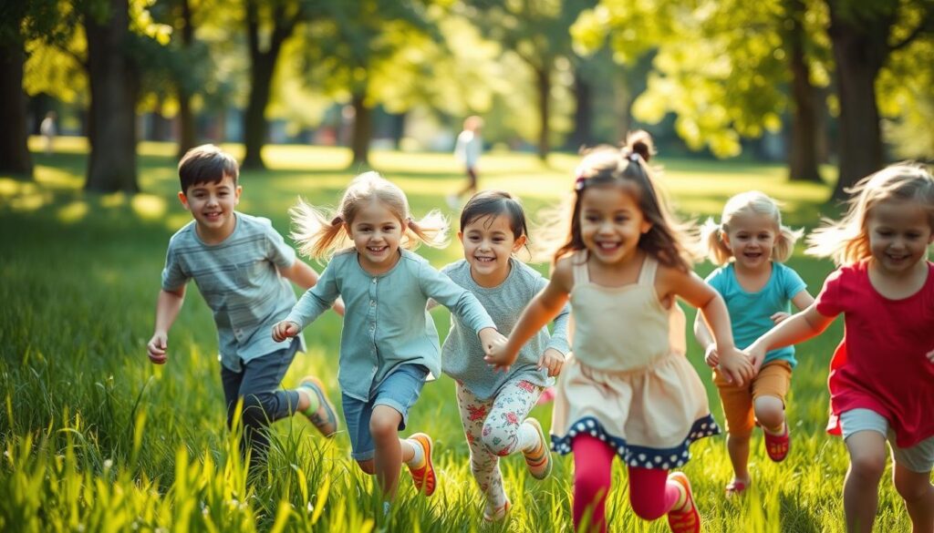 kids playing together kids playing together