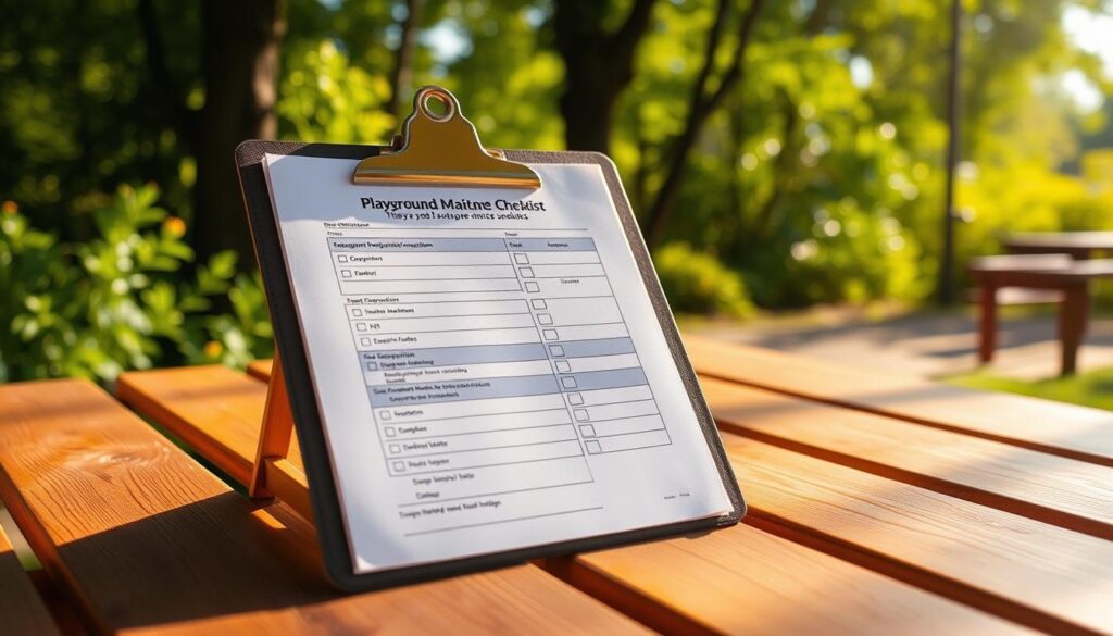playground maintenance checklist playground maintenance checklist