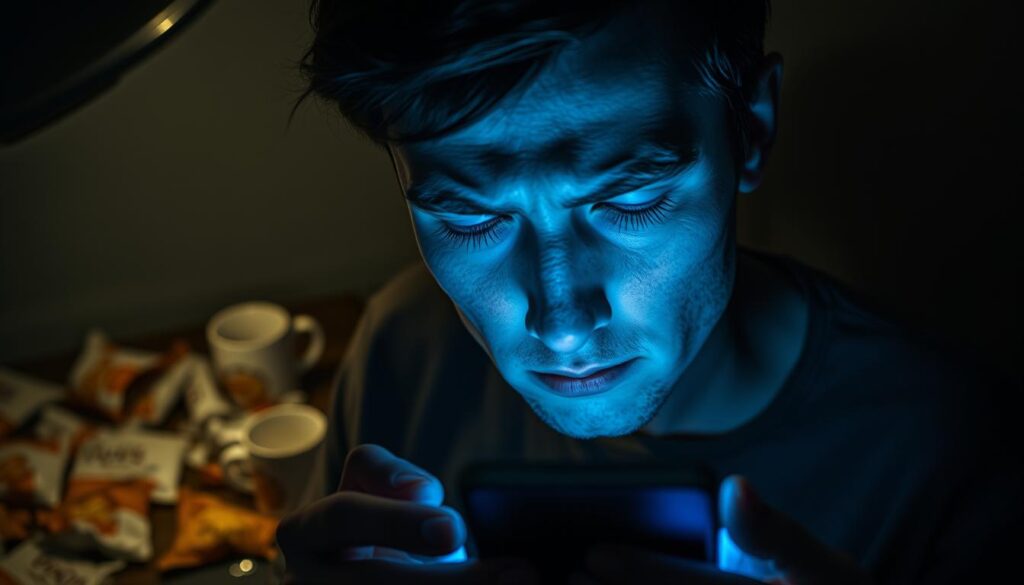 signs of excessive screen time