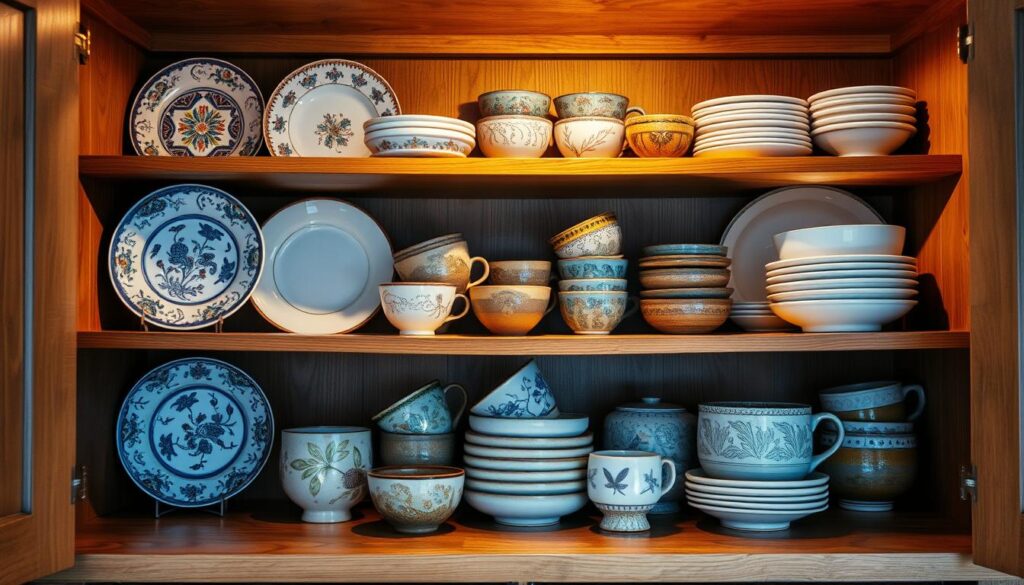 storing unique dishes storing unique dishes