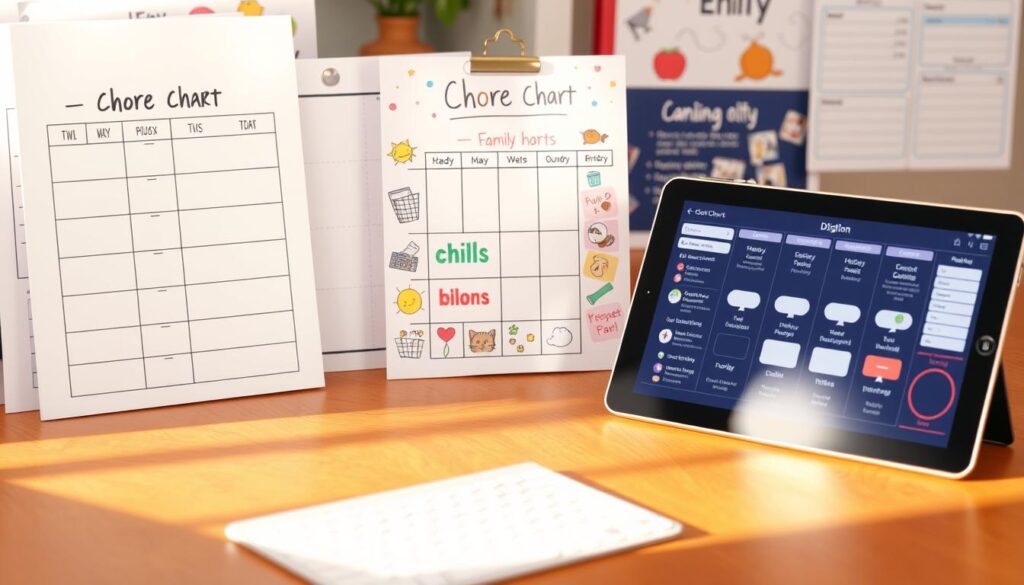types of chore charts