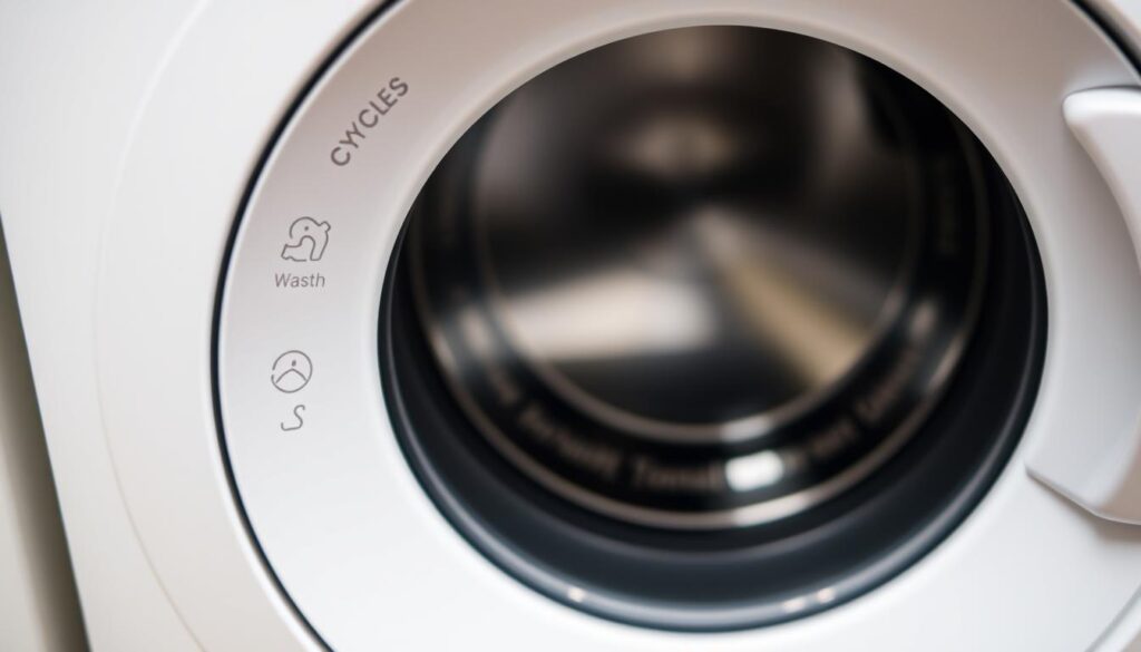 washing machine cycle selection
