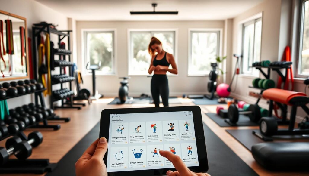 workout routine selection